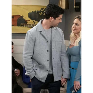 Josh Peck Grey Wool Jacket