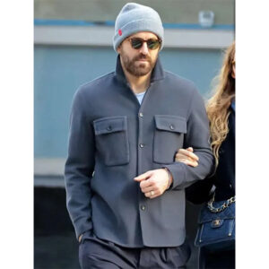 Ryan Reynolds Grey Wool Jacket​