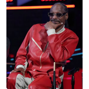 The Voice S26 Snoop Dogg Red Leather Tracksuit​