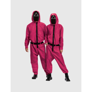 Squid Game Pink Guard Costume