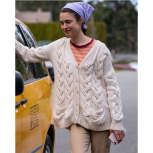 Maid Margaret Qualley White Sweater