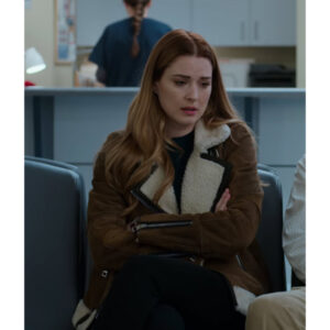 Melinda Monroe Shearling Leather Jacket​
