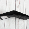 black leather wallet for cards