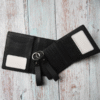 leather wallet abd leather keychain combo