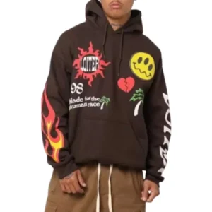 Loiter Euphoric Brown Unisex Hoodie