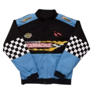 blue racing jacket