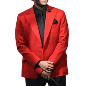 red blazer