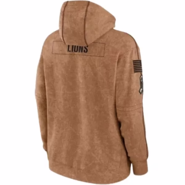 Detroit Lions Brown Hoodie