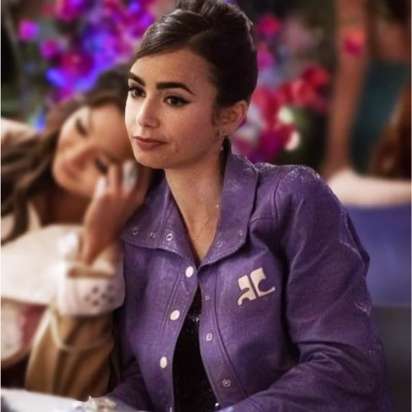 women in purple jacket