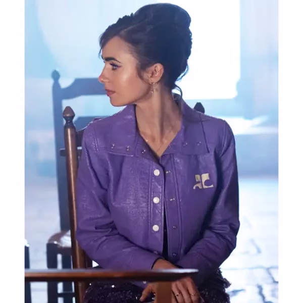 women in purple jacket