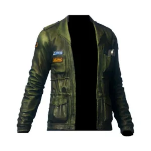 green jacket