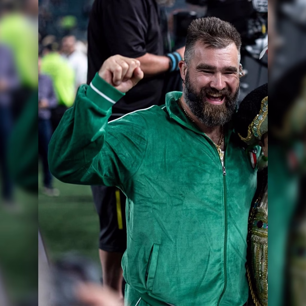 Jason Kelce Italia Velvet Tracksuit - Image 3