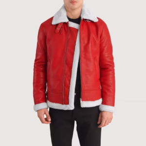 Francis B-3 Red Leather Bomber