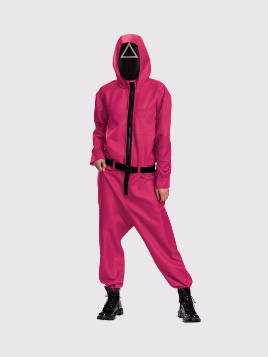 Squid Game Triangle Guard Jumpsuit - Image 4
