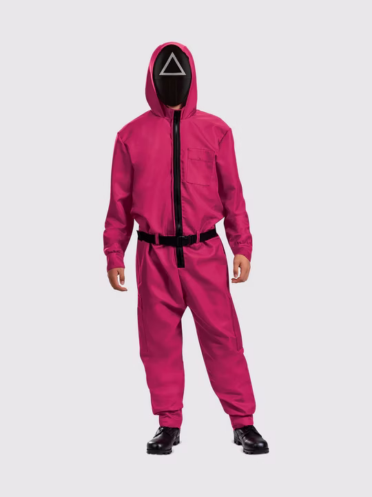 Squid Game Triangle Guard Jumpsuit - Image 3
