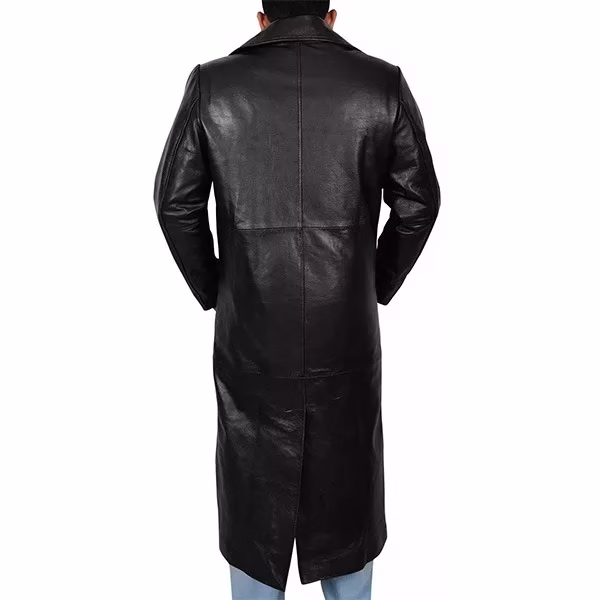 The Undertaker Long Leather Coat - Image 4