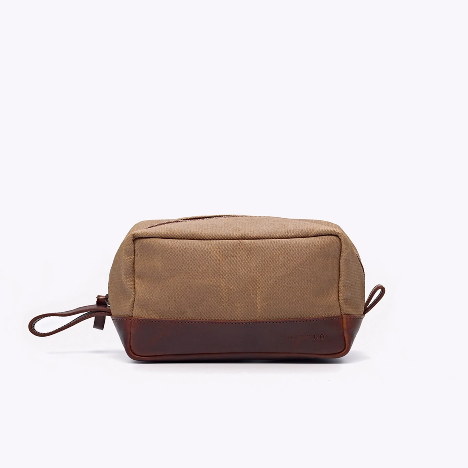 Men’s Waxed Canvas Travel Dopp Kit