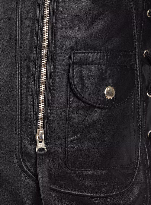 Arnold Terminator 2 Leather Jacket - Image 8