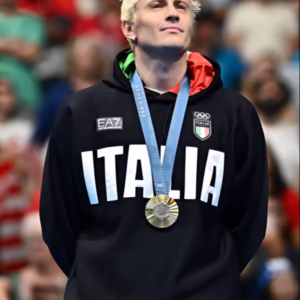 Italy Olympic Team Flag Hoodie