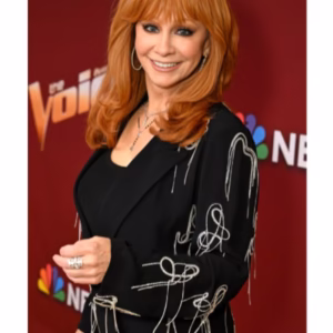 Reba McEntire Black Embellished Blazer