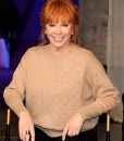 Reba McEntire Beige Embellished Sweatshirt