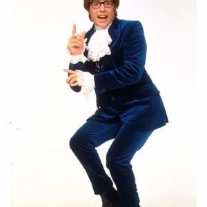 austin powers blue velvet suit