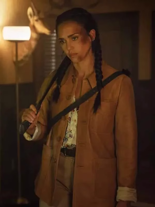 Jessica Alba Trigger Warning Jacket - Image 2